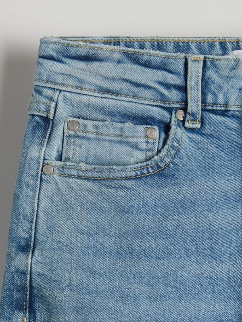 Reserved Gerade Jeans Damen Blau | 3651-ZEJSI