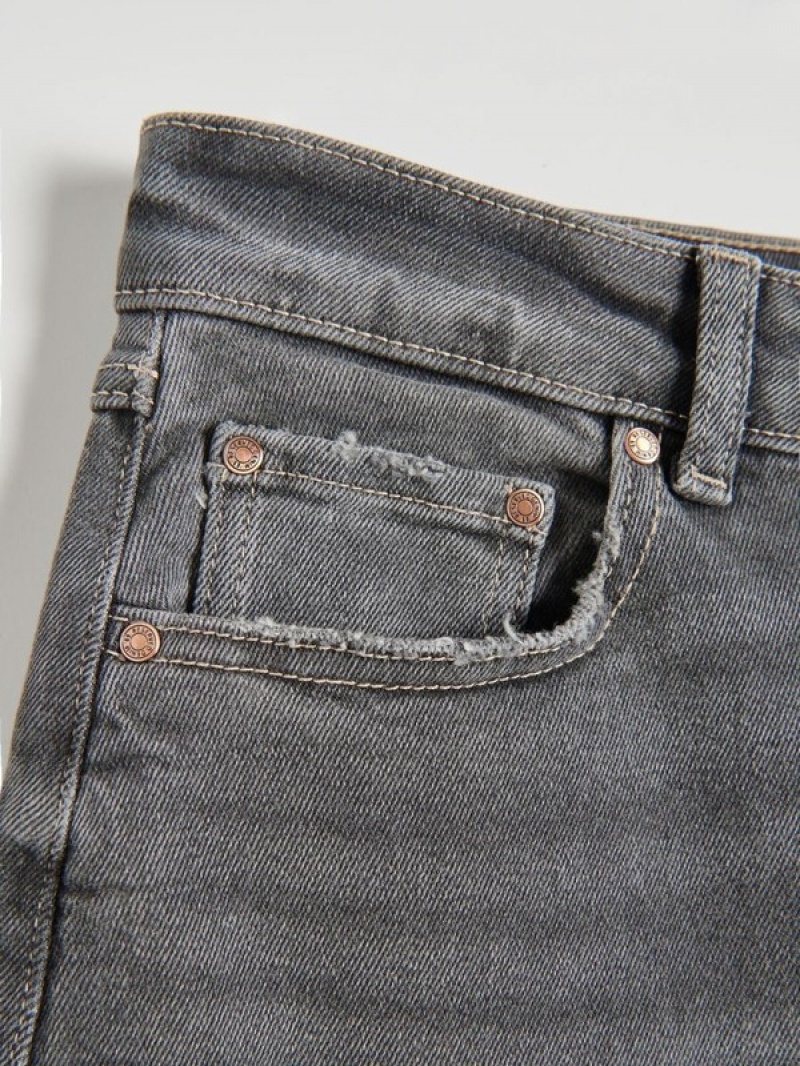 Reserved Gerade Jeans Damen Grau | 3028-CKEOJ