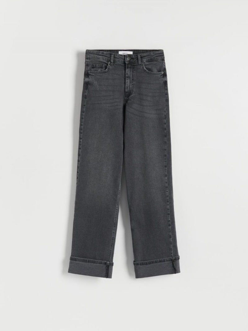 Reserved Gerade Jeans Damen Grau | 9405-DSJIZ