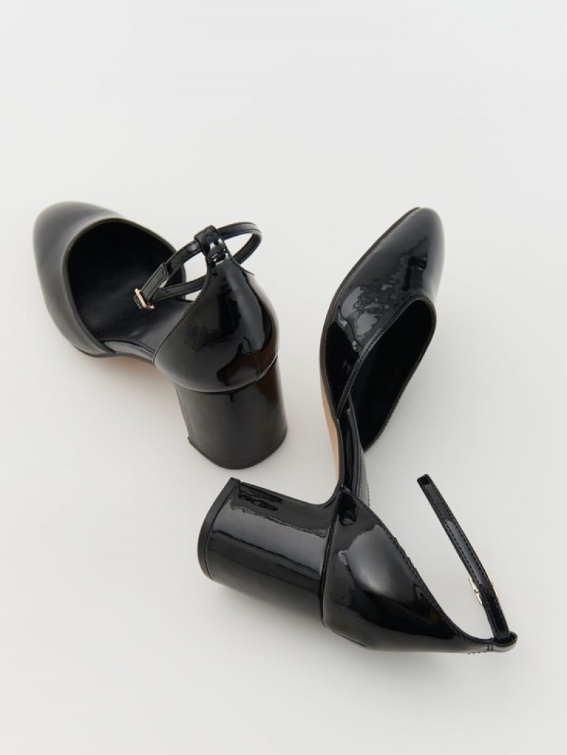 Reserved High Shineed Pumps Hohe Schuhe Damen Schwarz | 1940-CONAI