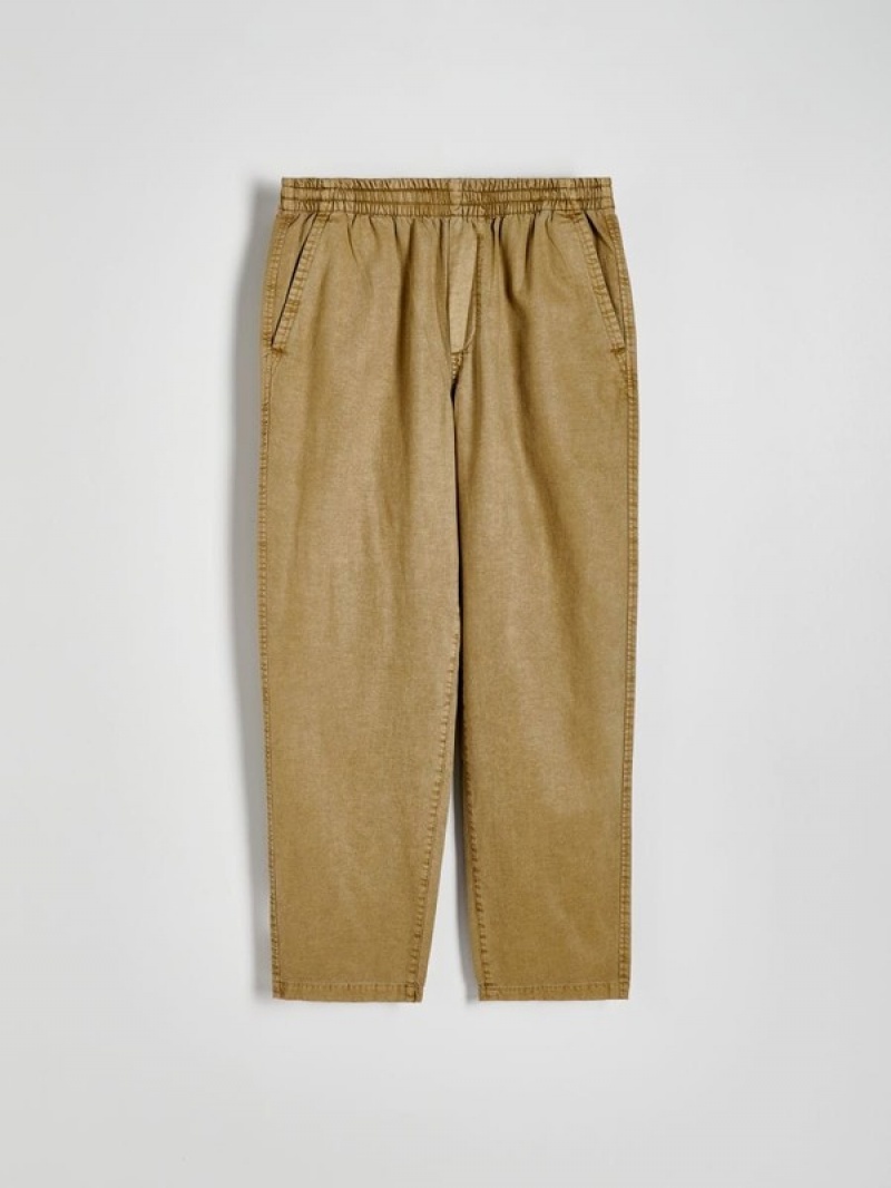 Reserved Joggers Hosen Herren Beige | 8071-BTNRW