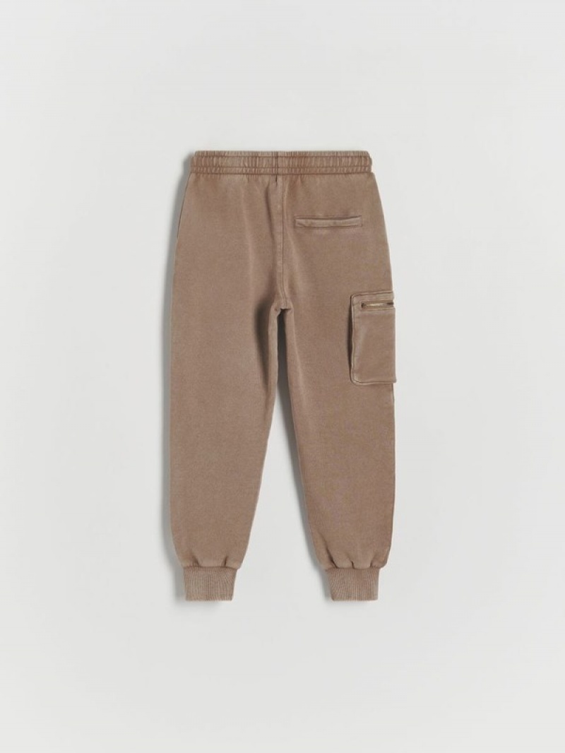 Reserved Joggers Hosen Jungen Braun | 8619-JLOWS