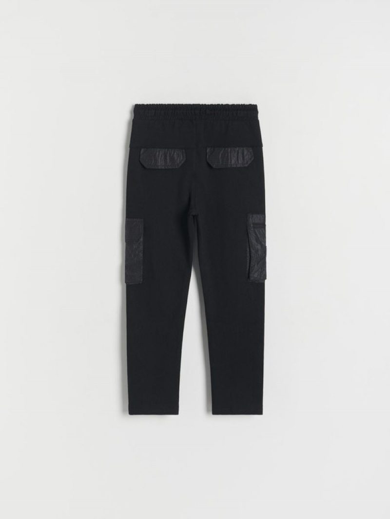 Reserved Joggers Hosen Jungen Schwarz | 0716-BTWGS