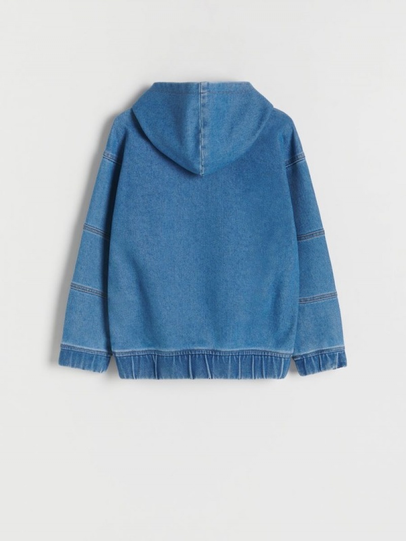 Reserved Jogging Top Pullover Jungen Blau | 0847-JCBUR