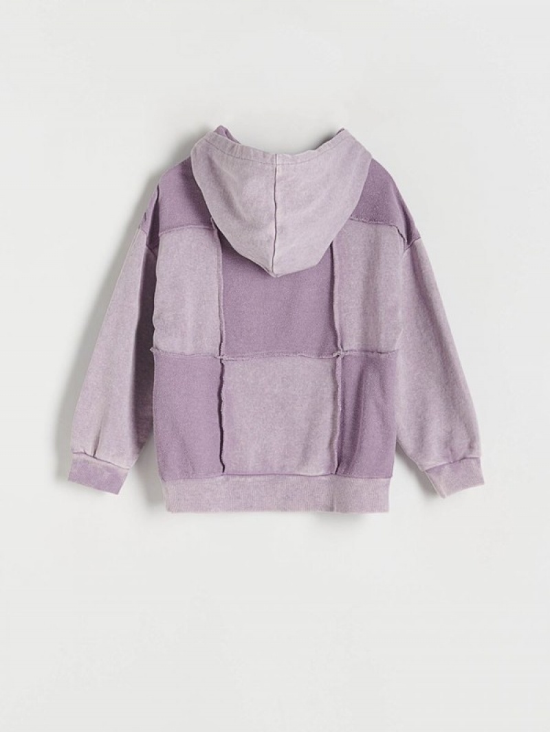 Reserved Jogging Top Sweatshirts Mädchen Lavendel | 6358-JORUH