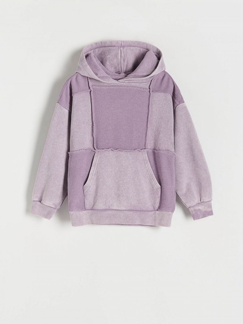 Reserved Jogging Top Sweatshirts Mädchen Lavendel | 6358-JORUH