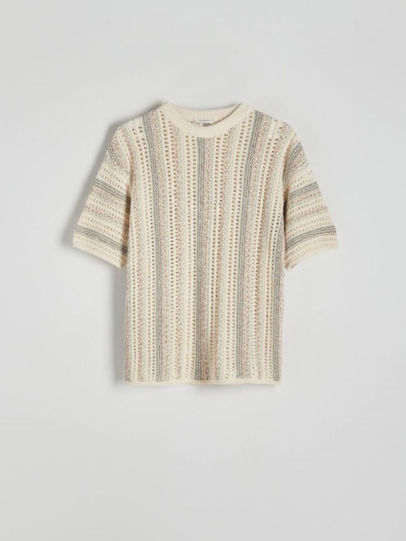 Reserved Jumper In Textured Knit Pullover Herren Mehrfarbig | 1489-AGRHW