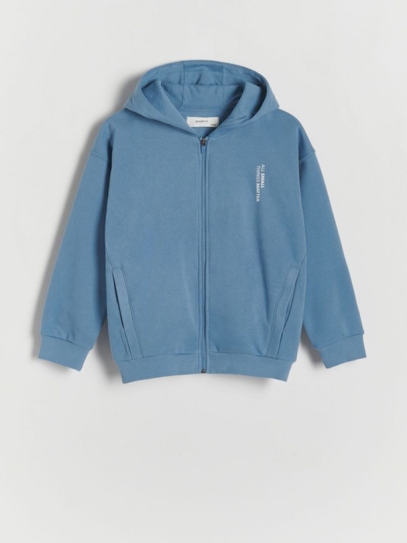 Reserved Klassische Pullover Jungen Grau Blau | 9816-GBZAL