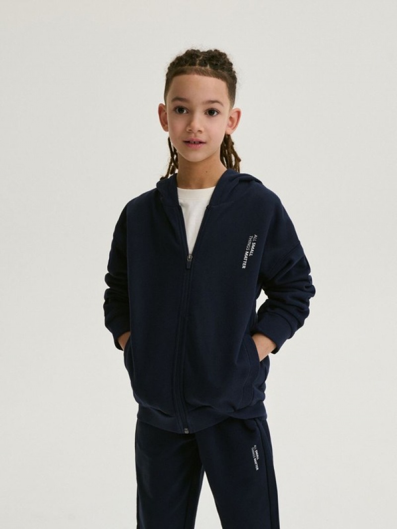 Reserved Klassische Pullover Jungen Navy | 3940-GZARB