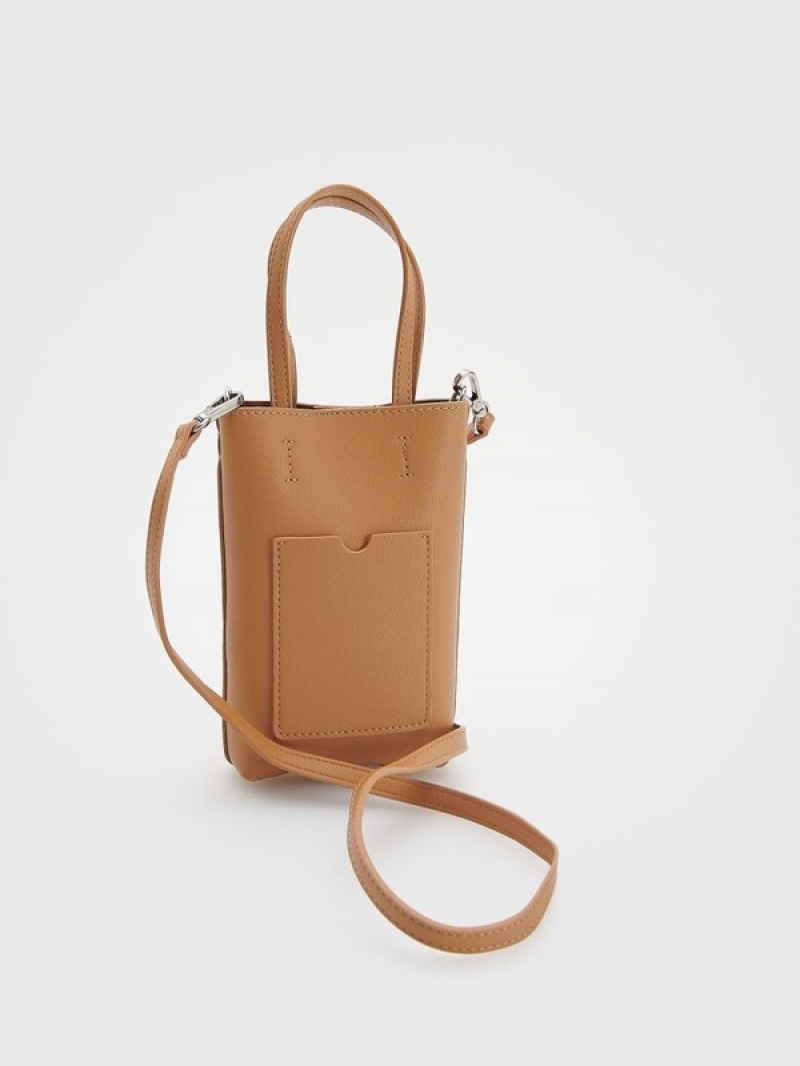 Reserved Mini Taschen Damen Braun | 0618-QYFWM