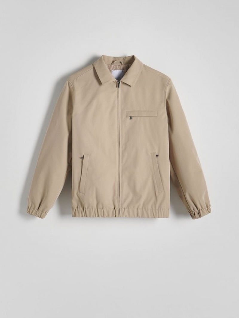 Reserved Outer Jacken Herren Beige | 3845-DOAHJ