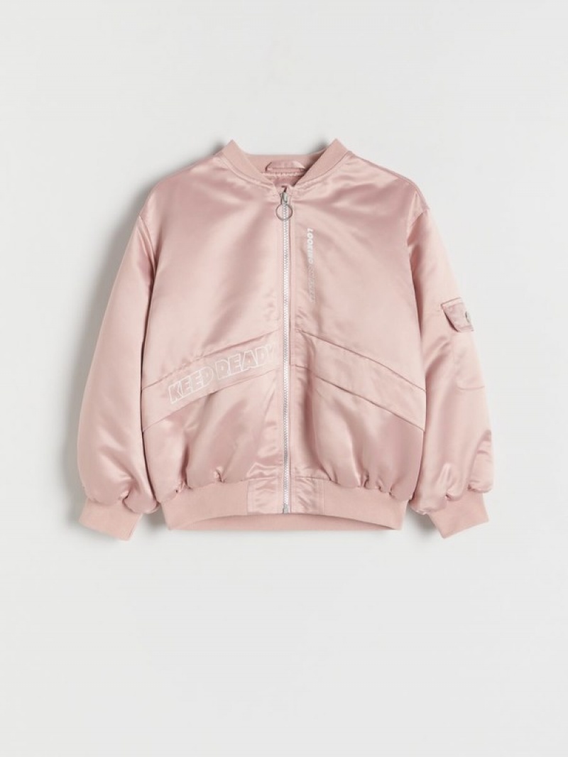 Reserved Outer Jacken Mädchen Rosa | 5439-PLUCG