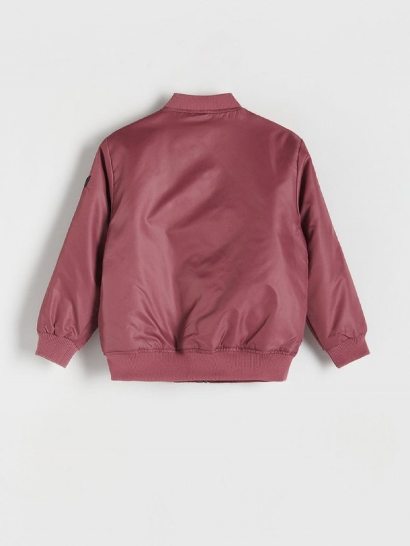 Reserved Oversized Bomber Jacken Jungen Lila | 6870-ETPKG