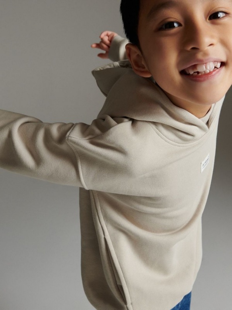 Reserved Oversized Pullover Jungen Beige | 9275-ESHWQ