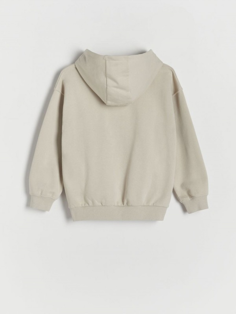 Reserved Oversized Pullover Jungen Beige | 8163-MQXCN