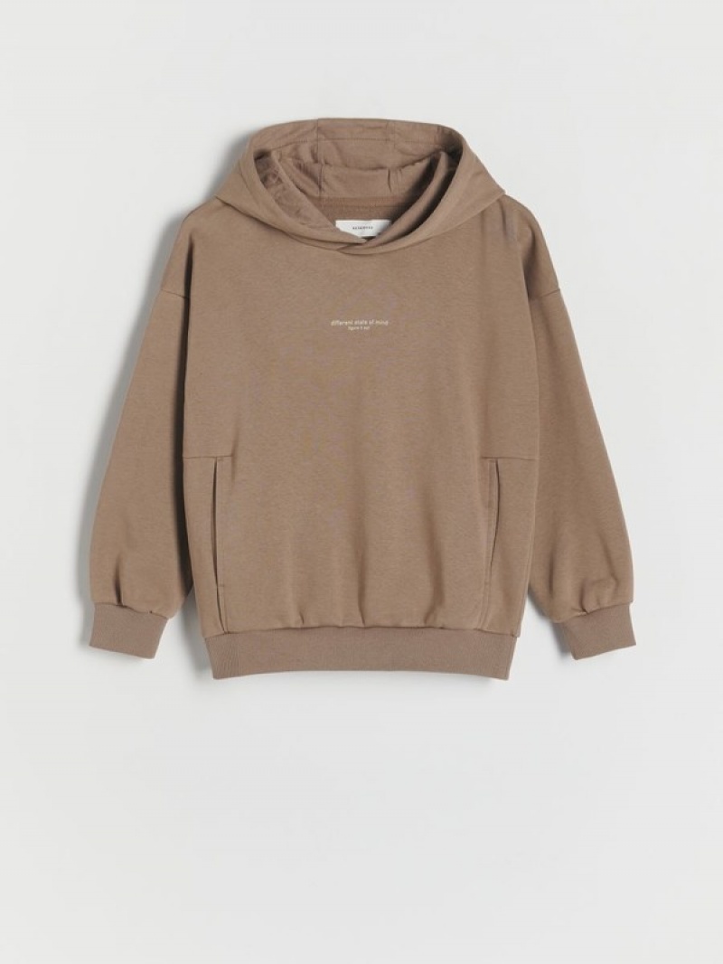 Reserved Oversized Pullover Jungen Braun | 2869-GOURY