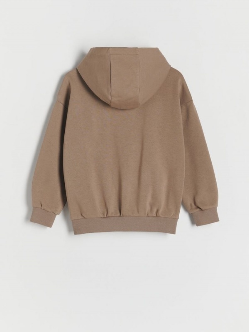 Reserved Oversized Pullover Jungen Braun | 2869-GOURY