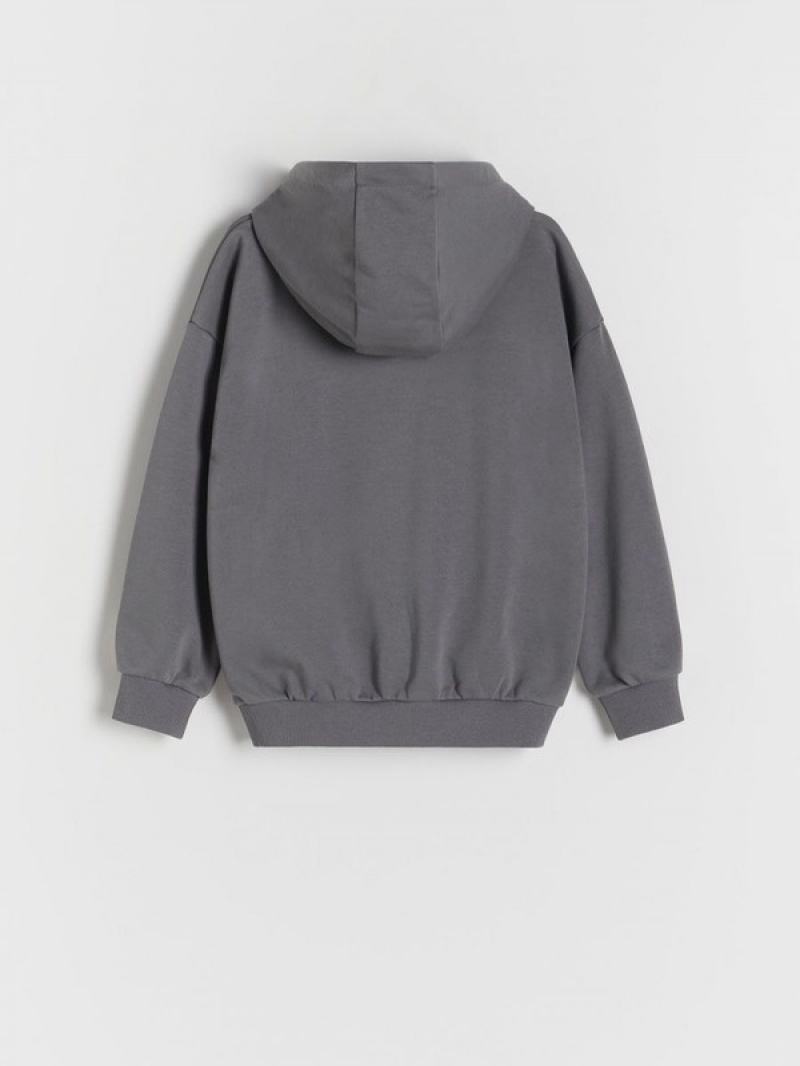 Reserved Oversized Pullover Jungen Dunkelgrau | 8794-QNRLF