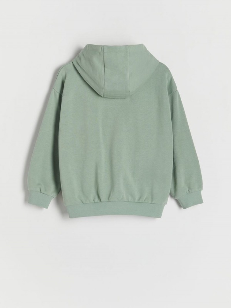 Reserved Oversized Pullover Jungen Hellolivgrün | 4639-POKVL