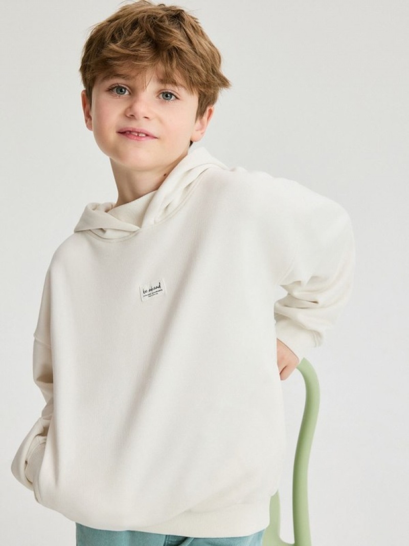 Reserved Oversized Pullover Jungen Weiß | 8254-VDLAY