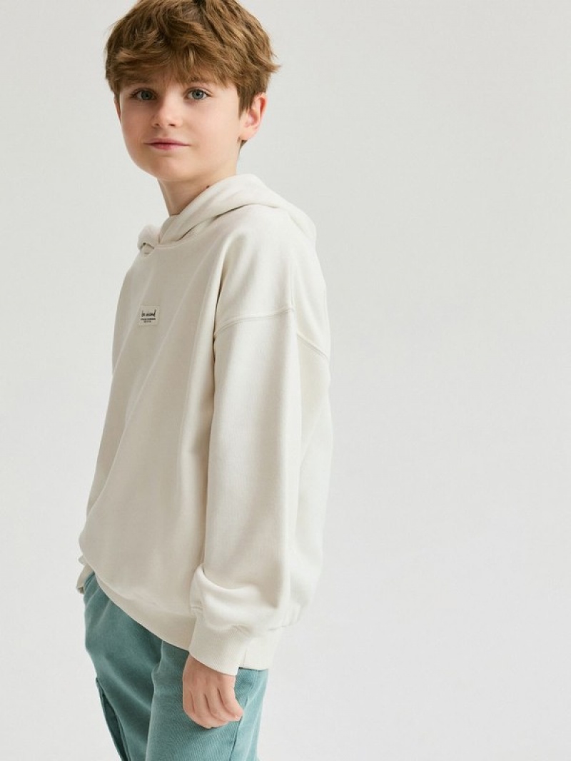 Reserved Oversized Pullover Jungen Weiß | 8254-VDLAY