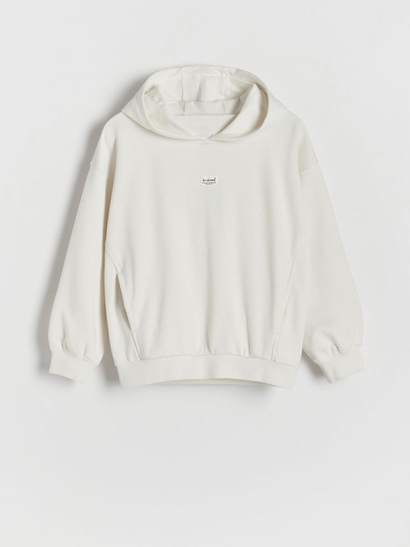 Reserved Oversized Pullover Jungen Weiß | 8254-VDLAY