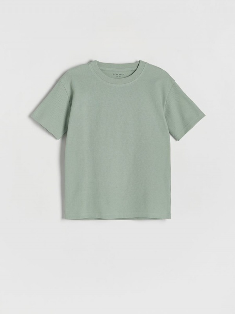 Reserved Oversized T-shirts Jungen Grün | 8137-PAGEQ