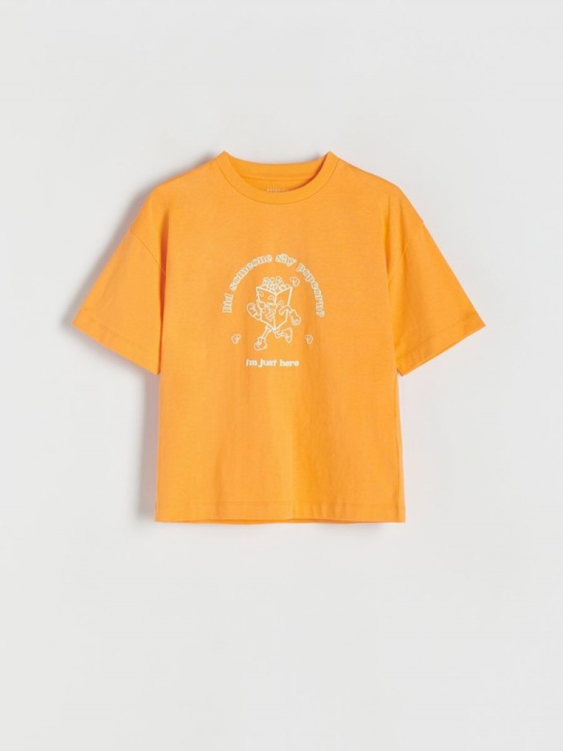 Reserved Oversized T-shirts Jungen Koralle | 3902-EONKM