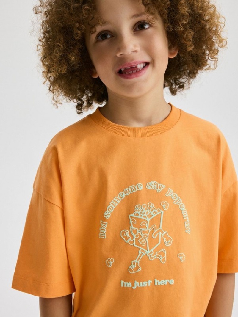 Reserved Oversized T-shirts Jungen Koralle | 3902-EONKM