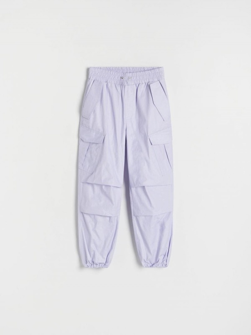 Reserved Parachutecargo Pockets Hosen Mädchen Lavendel | 3106-QMLZH