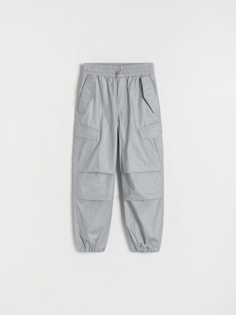 Reserved Parachutecargo Pockets Hosen Mädchen Silber | 8123-TBIGJ