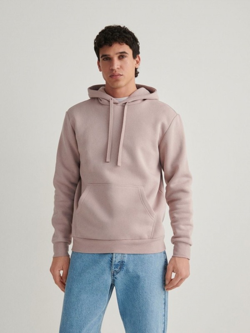 Reserved Plain Sweatshirts Herren Rosa | 3872-TAUWS