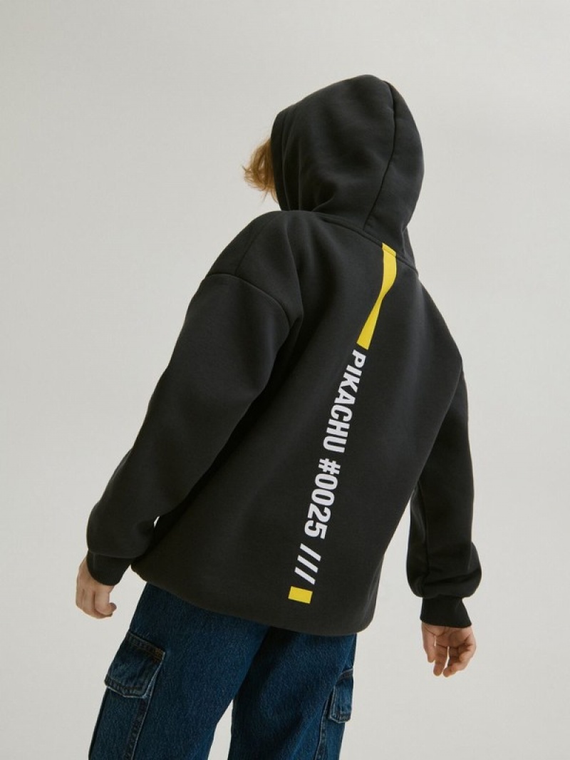 Reserved Pokémon Oversized Pullover Jungen Dunkelgrau | 0568-CGPXA