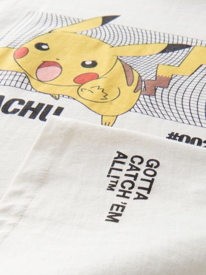 Reserved Pokémon T-shirts Jungen Weiß | 2860-VOSYR