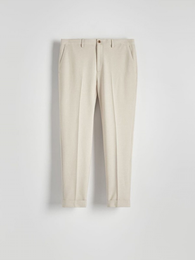 Reserved Pressed Crease Hosen Herren Beige | 7109-HESWJ