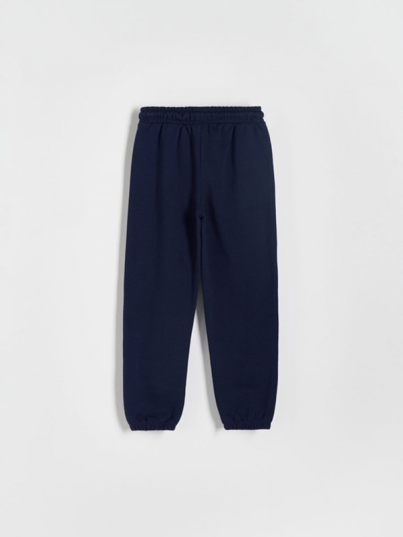 Reserved Printed Sweat Joggers Hosen Jungen Navy | 0325-IPZGR