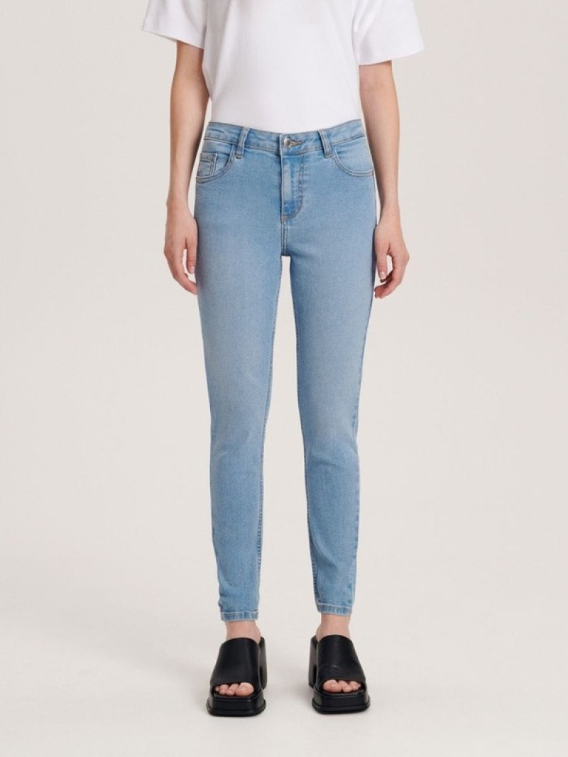 Reserved Push Up Jeans Damen Blau | 1802-HBATL