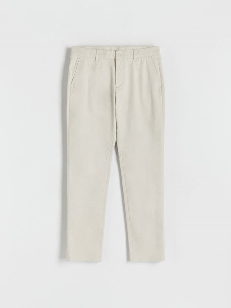 Reserved Regular Fit Chino Hosen Herren Beige | 4238-YFTOI