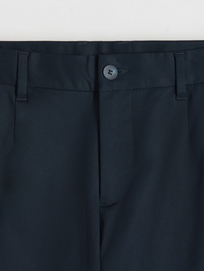 Reserved Regular Fit Chino Hosen Herren Navy | 6134-DRMHP