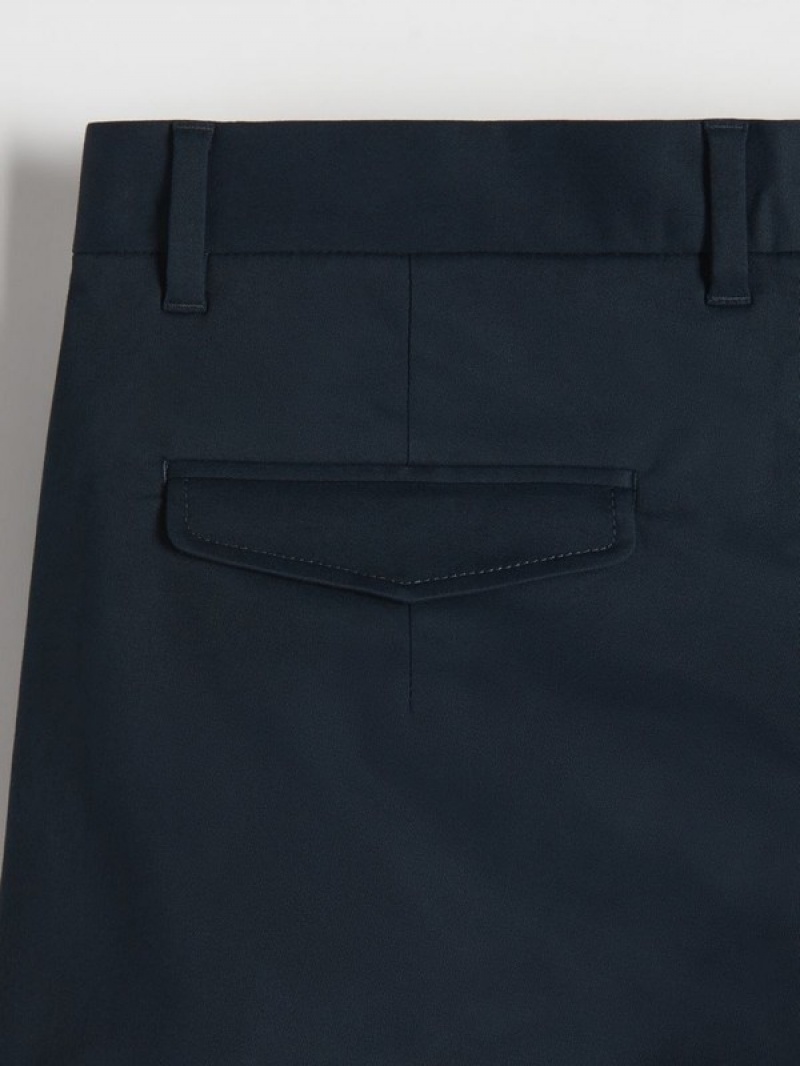 Reserved Regular Fit Chino Hosen Herren Navy | 6134-DRMHP