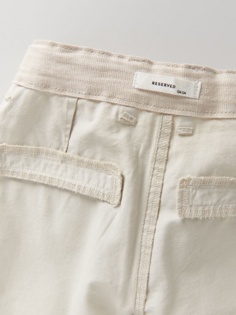 Reserved Regular Fit Chino Hosen Jungen Beige | 1362-KEDRH