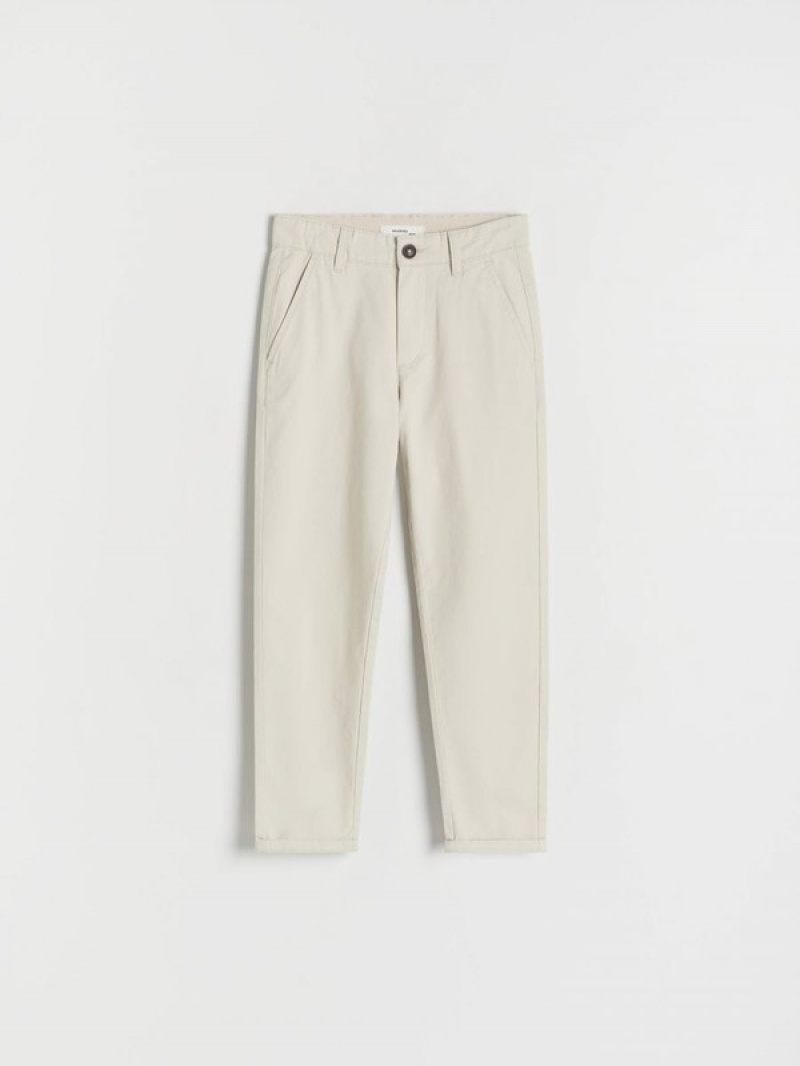 Reserved Regular Fit Chino Hosen Jungen Beige | 1362-KEDRH