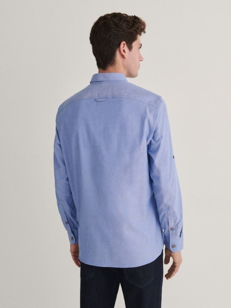 Reserved Regular Fit Hemd Herren Blau | 3186-DZVCO