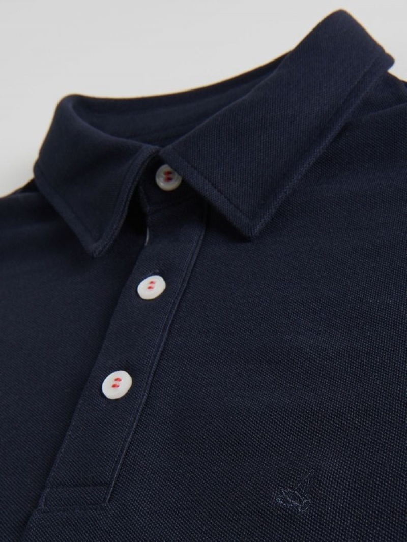 Reserved Regular Fit Polo Shirts Herren Navy | 4679-YMEQD