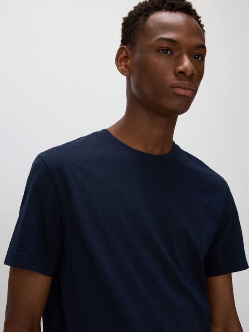 Reserved Regular Fit T-shirts Herren Navy | 2930-GVORI