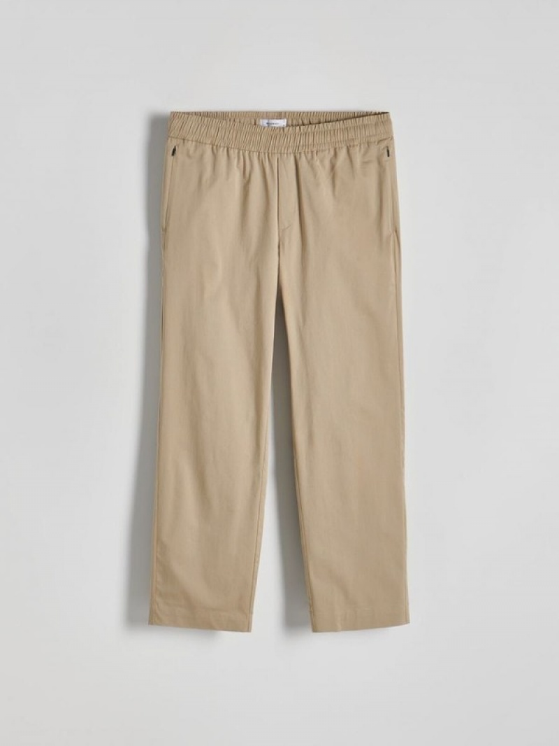 Reserved Regular Hosen Herren Beige | 0536-ETFNL