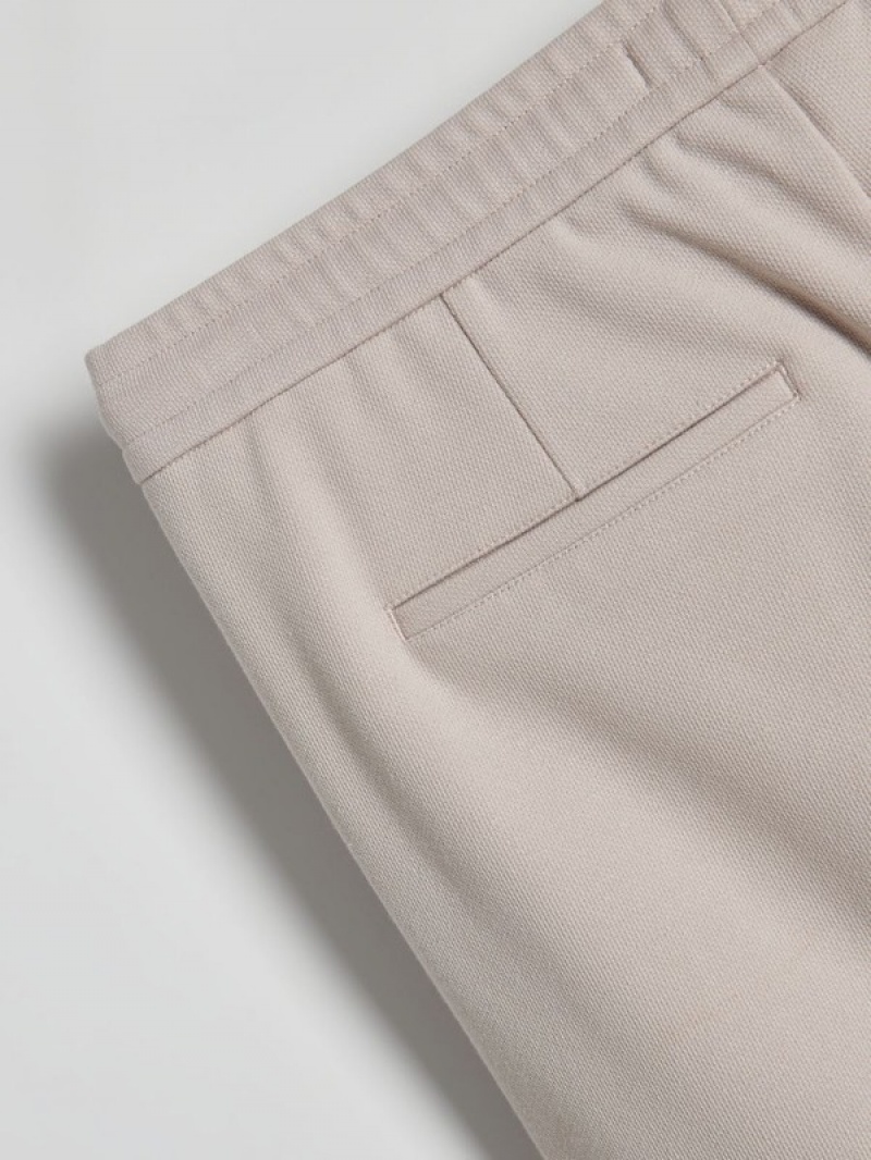 Reserved Regular Kurze Hose Herren Beige | 5439-XFTSC