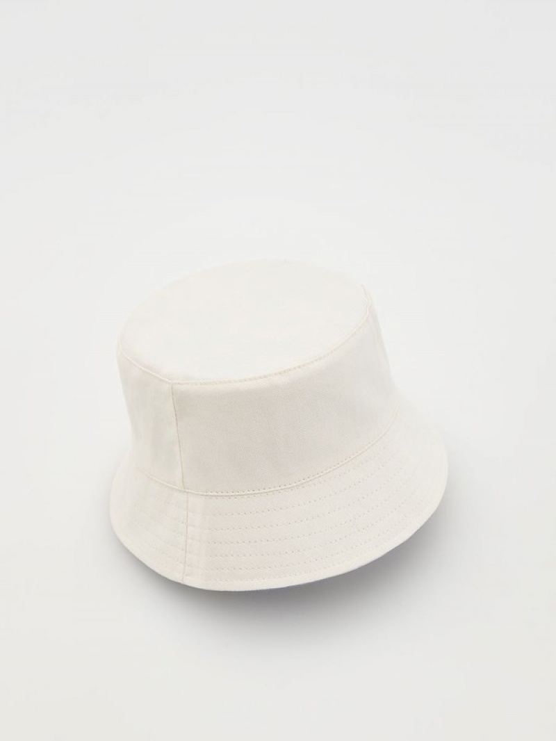 Reserved Reversible Bucket Hüte Mädchen Weiß | 6980-HCNLW