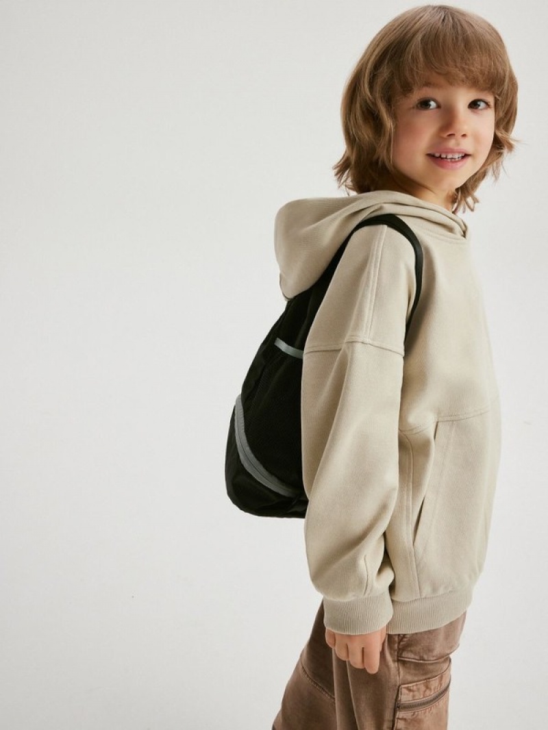 Reserved Rucksack Taschen Jungen Schwarz | 1378-ERQMZ