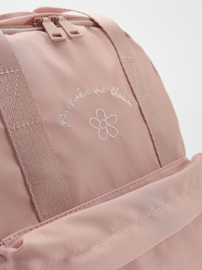 Reserved Rucksack Taschen Mädchen Rosa | 9846-EXZLM